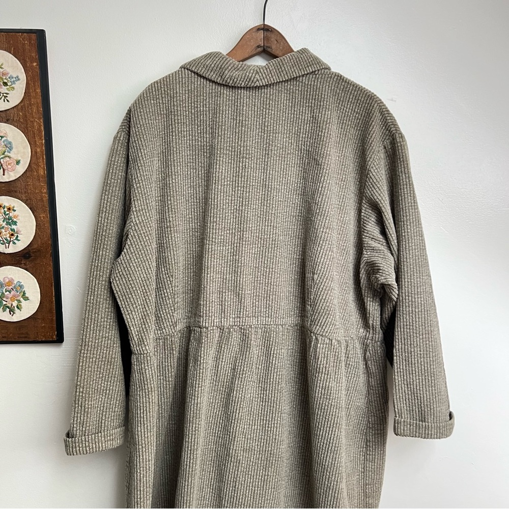 Vintage J Jill Corduroy Button Down Babydoll Dress 2X - Picture 7 of 7